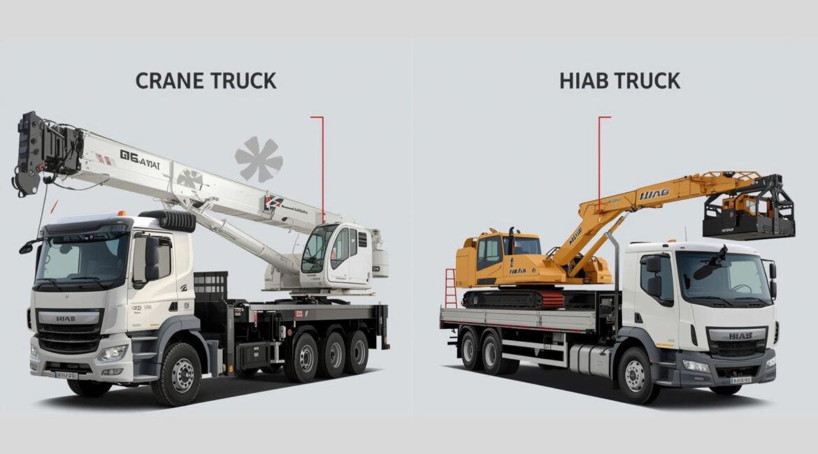 Difference Between Crane Trucks and Hiab Trucks